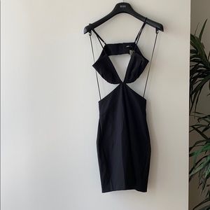 Zara side cut out dress